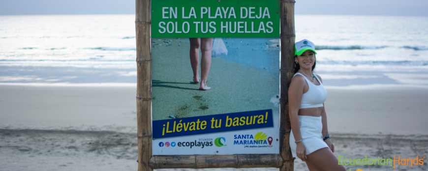 On-the-beach-Llevate-Tu-Basura-environmental-campaign